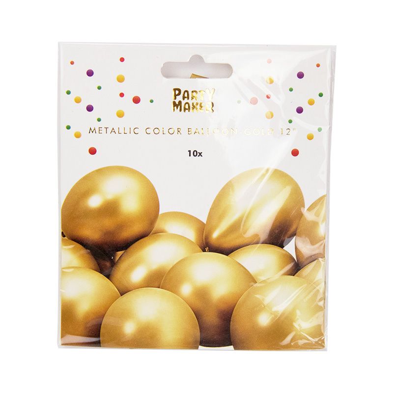 Buy Gold Metalic Balloon(chrome) 10 Pack at NIS Packaging & Party Supply Brisbane, Logan, Gold Coast, Sydney, Melbourne, Australia