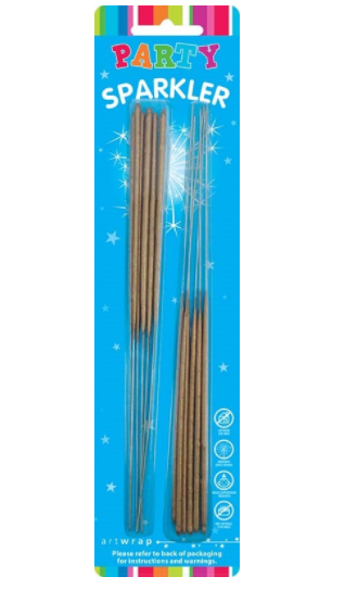 Buy Gold Sparkler 20cm (12pk) at NIS Packaging & Party Supply Brisbane, Logan, Gold Coast, Sydney, Melbourne, Australia