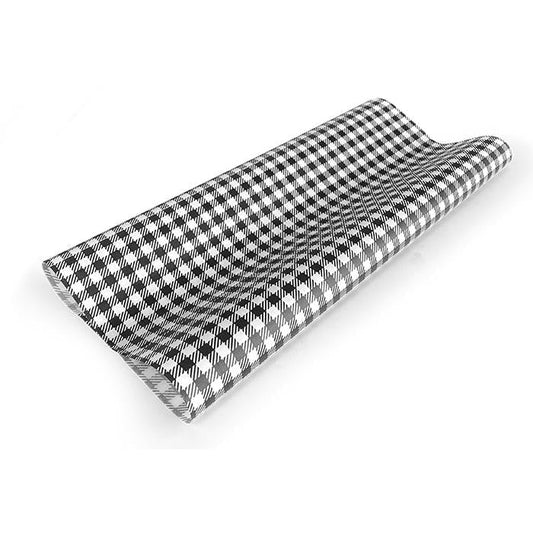 Greaseproof Paper Gingham Black Large 400 X 330mm – 200/ream NIS Traders