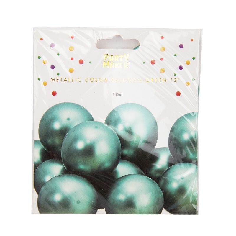 Buy Green Chrome Balloon 10pc at NIS Packaging & Party Supply Brisbane, Logan, Gold Coast, Sydney, Melbourne, Australia