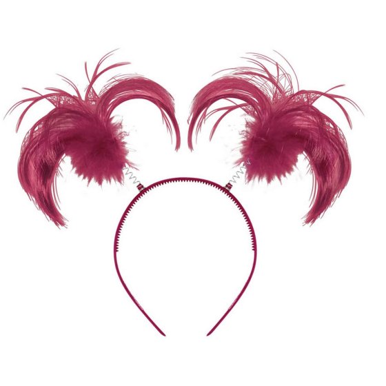 HEADBOPPER PONYTAIL - BURGUNDY NIS Traders