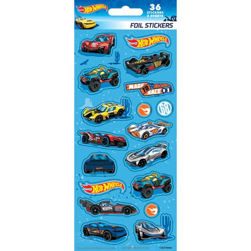 HOT WHEELS 36 stickers NIS Traders