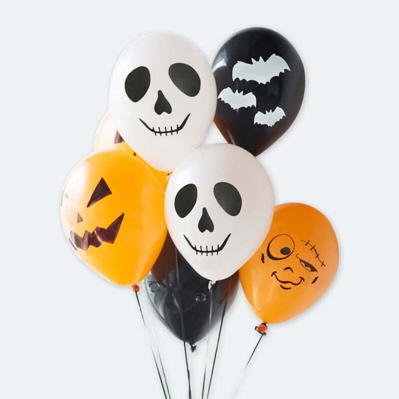 Halloween Latex Balloons 8 pcs NIS Traders