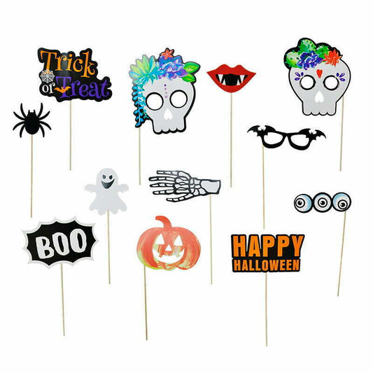 Halloween Photo Booth (pack of 12) NIS Traders