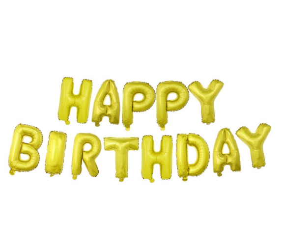 Buy Happy Birthday Foil Banner (Gold) at NIS Packaging & Party Supply Brisbane, Logan, Gold Coast, Sydney, Melbourne, Australia