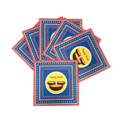 Buy Happy Diwali Printed Lunch Napkins 16pk at NIS Packaging & Party Supply Brisbane, Logan, Gold Coast, Sydney, Melbourne, Australia