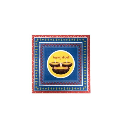 Buy Happy Diwali Printed Lunch Napkins 16pk at NIS Packaging & Party Supply Brisbane, Logan, Gold Coast, Sydney, Melbourne, Australia