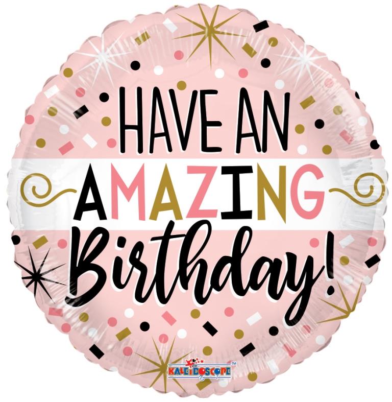 Buy Have an Amazing Birthday Round at NIS Packaging & Party Supply Brisbane, Logan, Gold Coast, Sydney, Melbourne, Australia