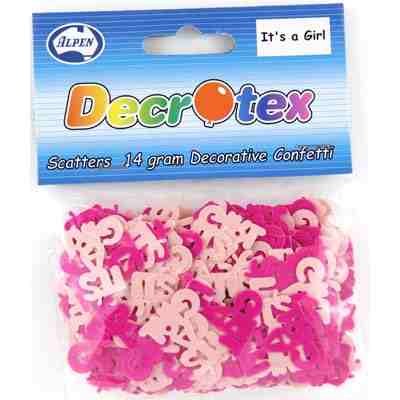 Buy Its a Girl 14gm Scatters at NIS Packaging & Party Supply Brisbane, Logan, Gold Coast, Sydney, Melbourne, Australia