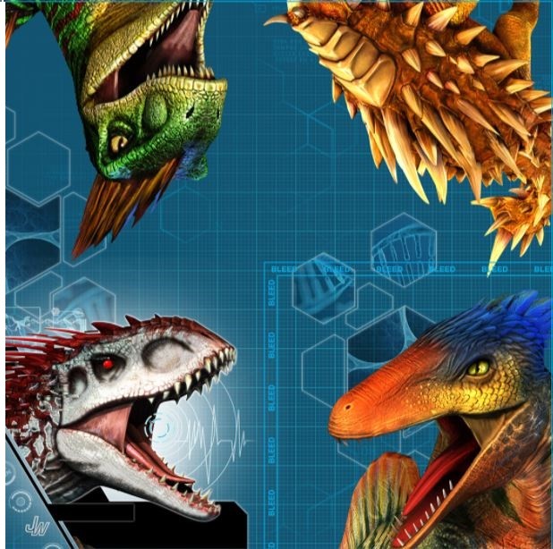 Jurassic World Beverage Napkins NIS Traders