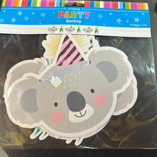 Koala party bunting NIS Traders