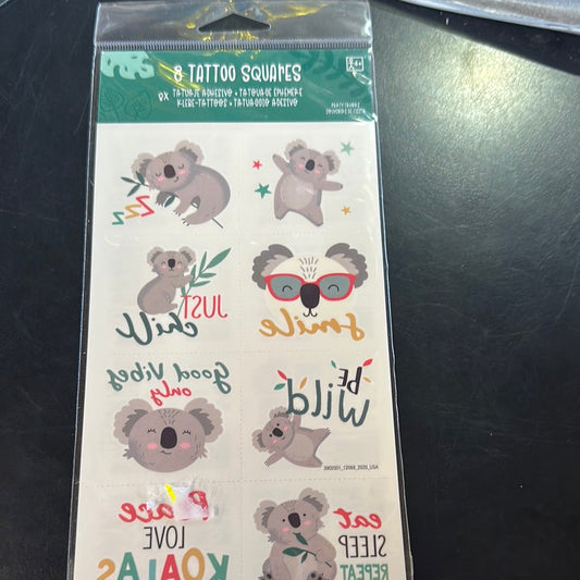 Koala tattoo 8pk NIS Traders