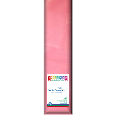 Buy LIGHT PINK Table cover Roll 30m at NIS Packaging & Party Supply Brisbane, Logan, Gold Coast, Sydney, Melbourne, Australia