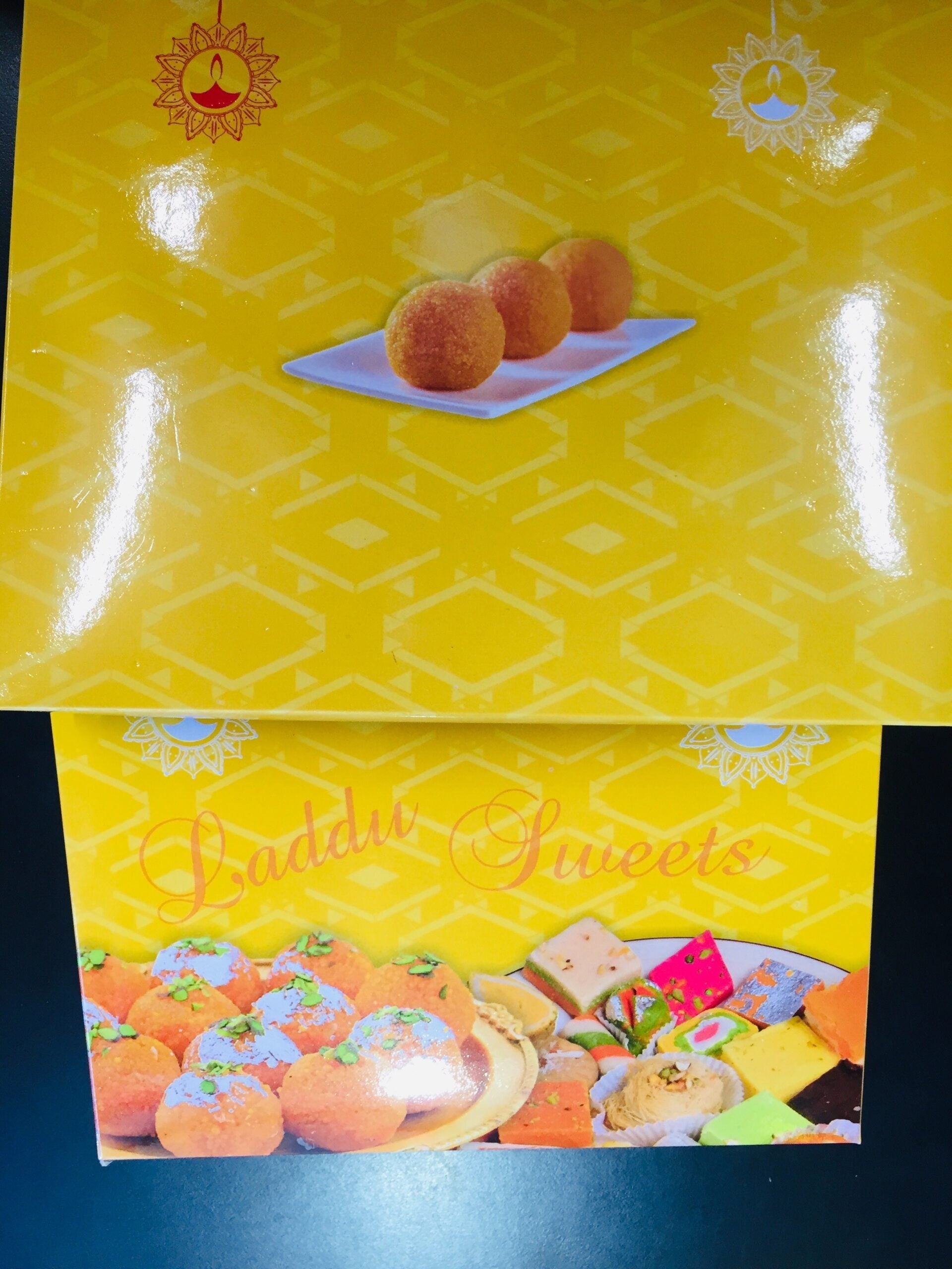 Ladoo Sweet Box- Yellow 1kg NIS Traders