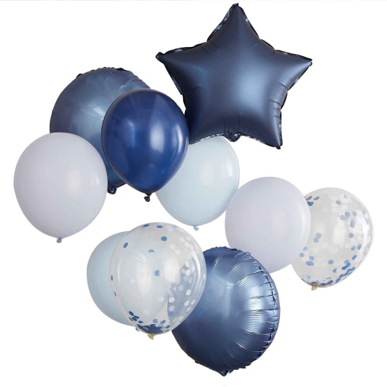 MIX IT UP BALLOON BUNDLE BLUE 10pk NIS Traders