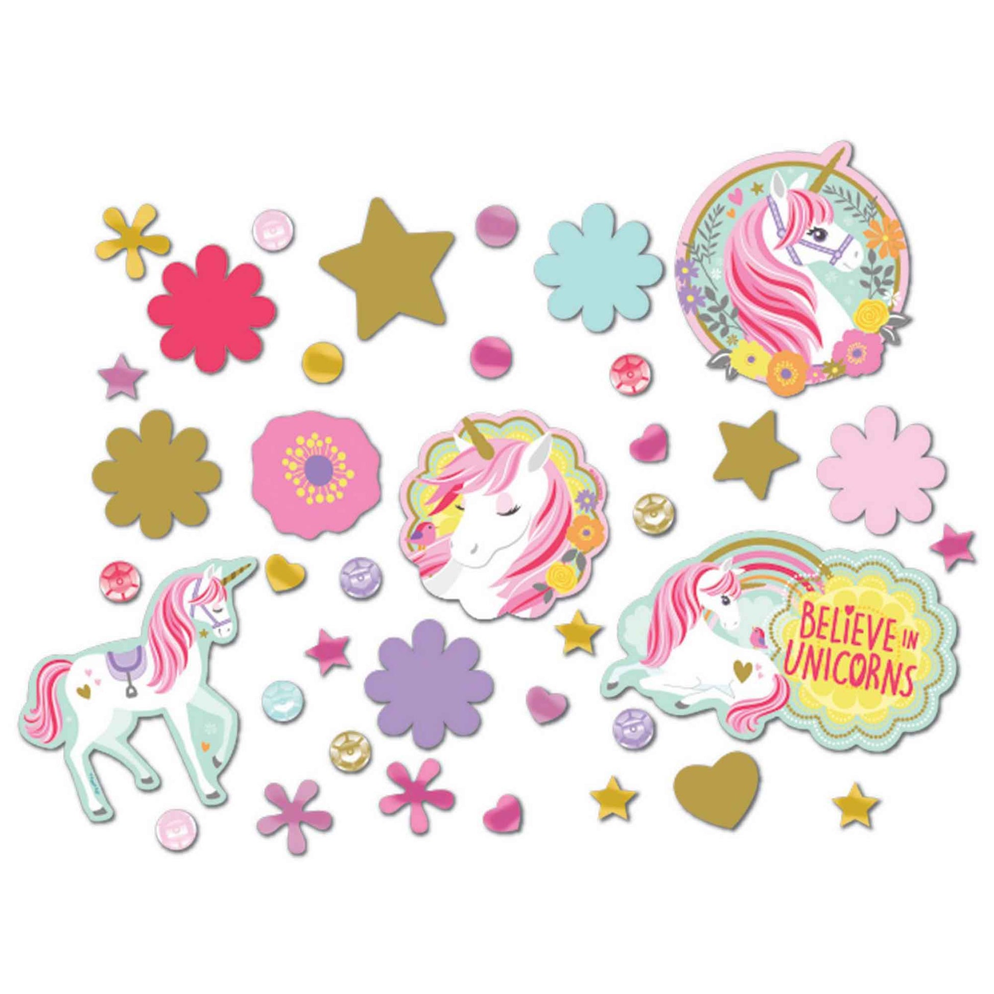 Magical Unicorn Confetti 34g - Foil/Paper NIS Traders