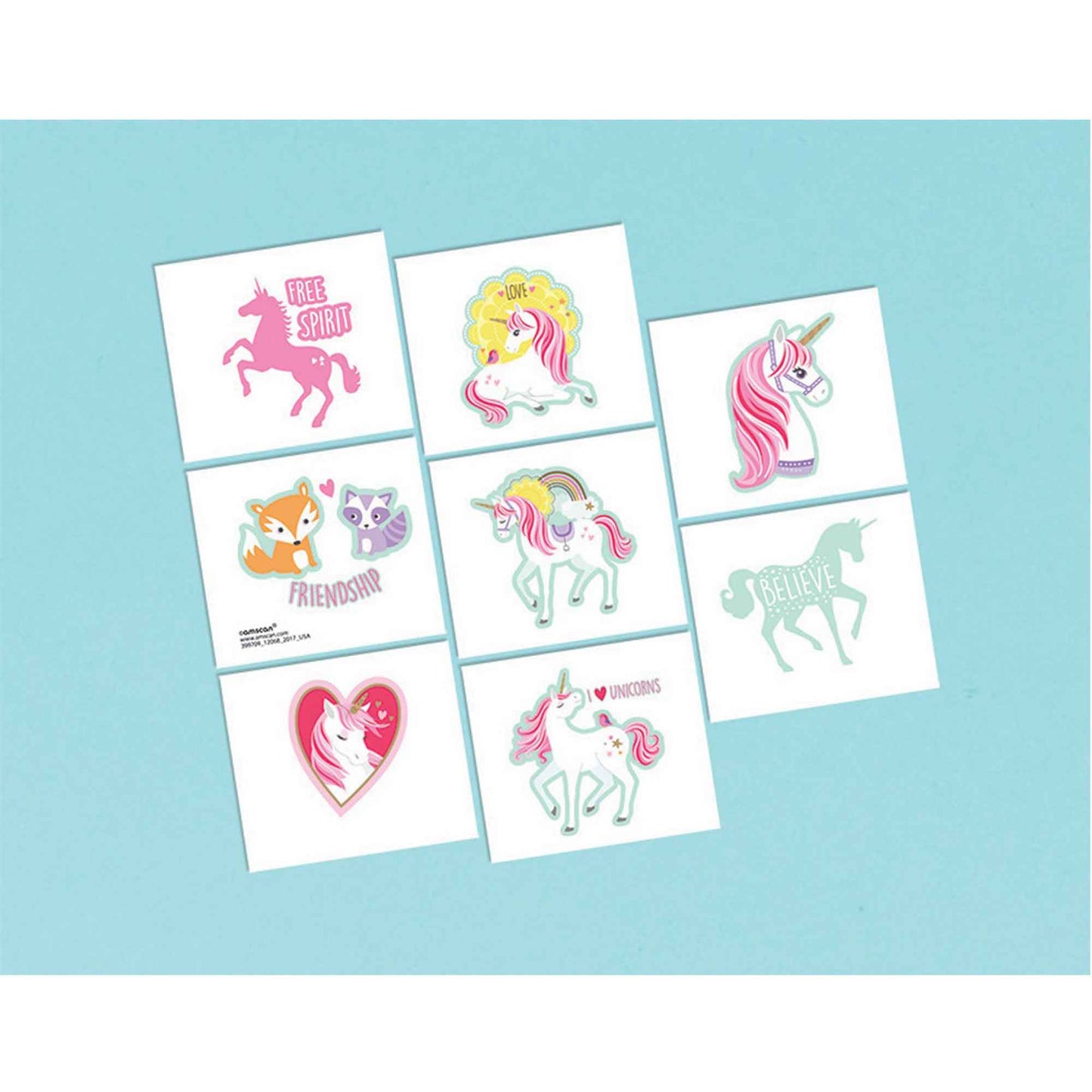 Magical Unicorn Tattoo Favor 8 Tattoo square NIS Traders