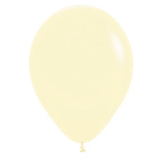 Buy Matte Pastel Yellow 12cm 100pk at NIS Packaging & Party Supply Brisbane, Logan, Gold Coast, Sydney, Melbourne, Australia