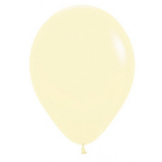 Buy Matte Pastel Yellow 12cm 100pk at NIS Packaging & Party Supply Brisbane, Logan, Gold Coast, Sydney, Melbourne, Australia