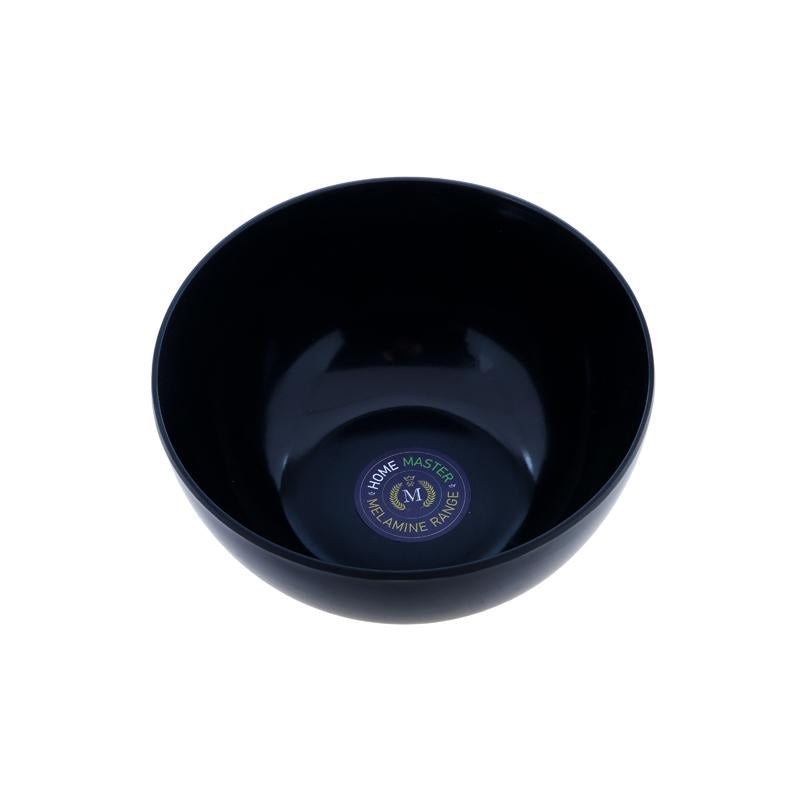 Melamine Bowl Round 12.5cm Dia x 6.5cm - Black NIS Traders