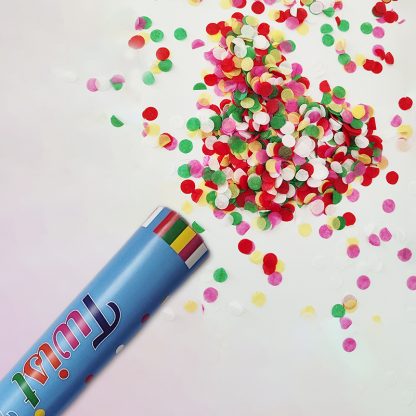 PARTY POPPER-MULTICOLOR CONFETTI 40CM NIS Traders