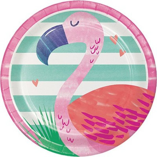 PINEAPPLE N Friends FLAMINGO Lunch Plates Paper 18cm NIS Traders