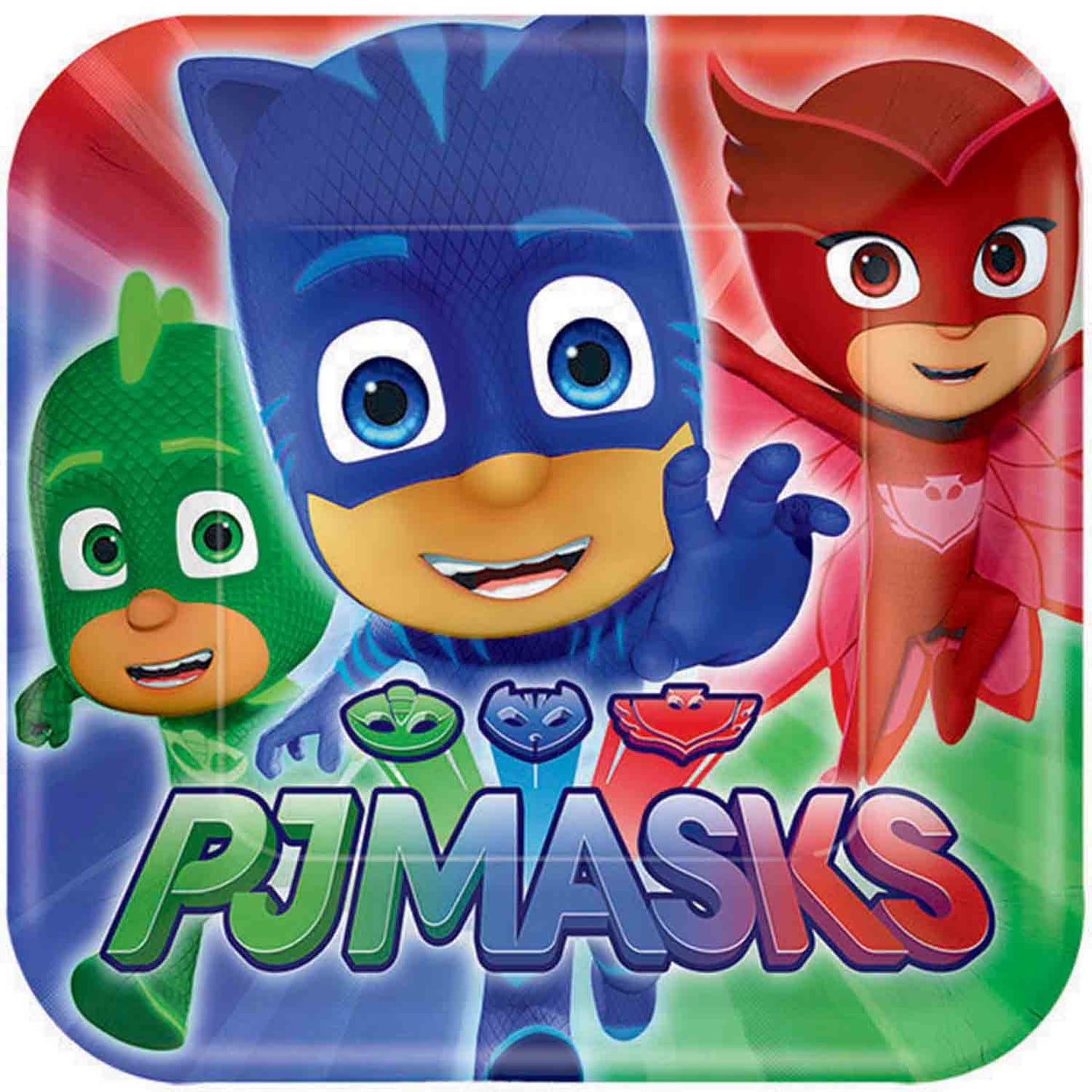 PJ Masks 17cm Square Plate NIS Traders