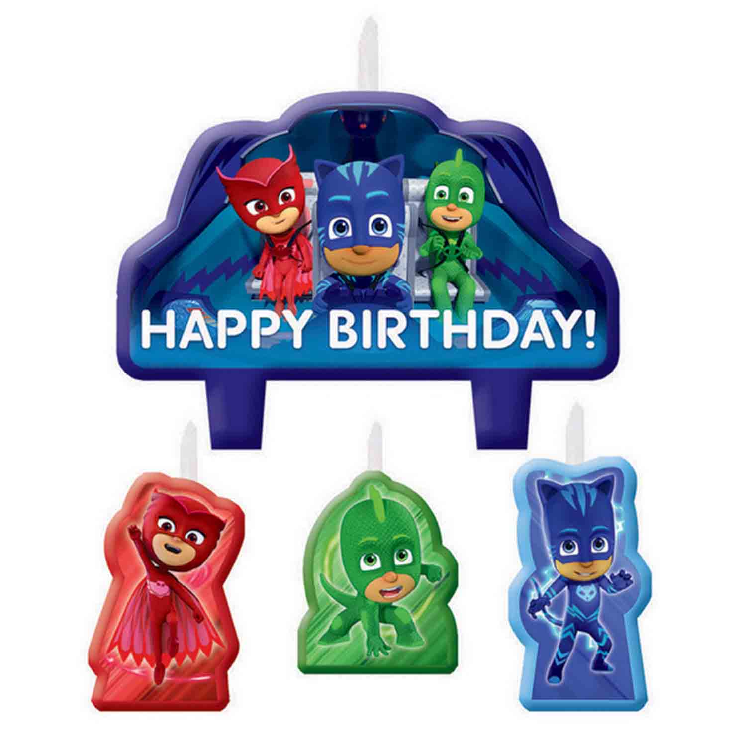 PJ Masks BDAY Candle Set NIS Traders