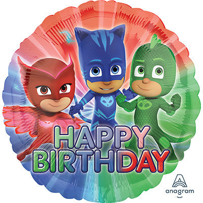 PJ Masks Happy Birthday Foil balloon 45cm NIS Traders