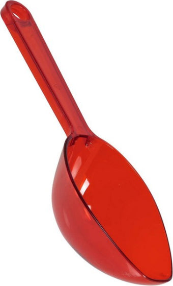 PLASTIC SCOOP SPOON- APPLE RED (1PC) NIS Traders