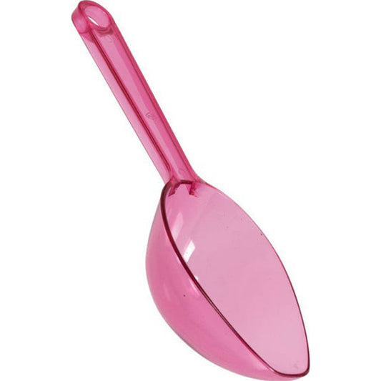 PLASTIC SCOOP SPOON - BRIGHT PINK (1PC) NIS Traders