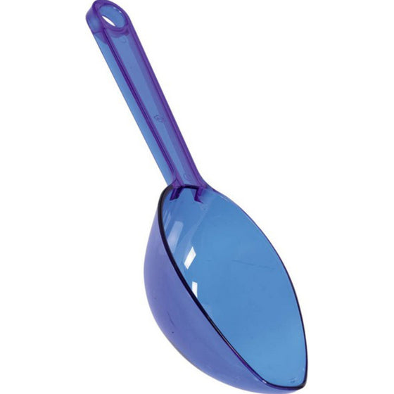 PLASTIC SCOOP SPOON - BRIGHT ROYAL BLUE (1PC) NIS Traders