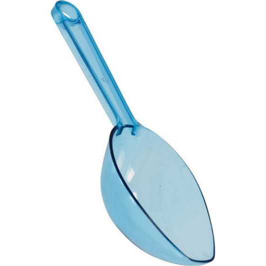 PLASTIC SCOOP SPOON- CARIBBEAN BLUE (1PC) NIS Traders