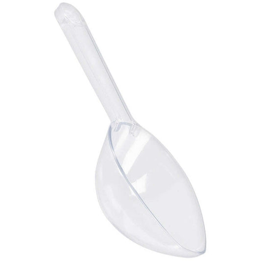 PLASTIC SCOOP SPOON - CLEAR (1PC) NIS Traders