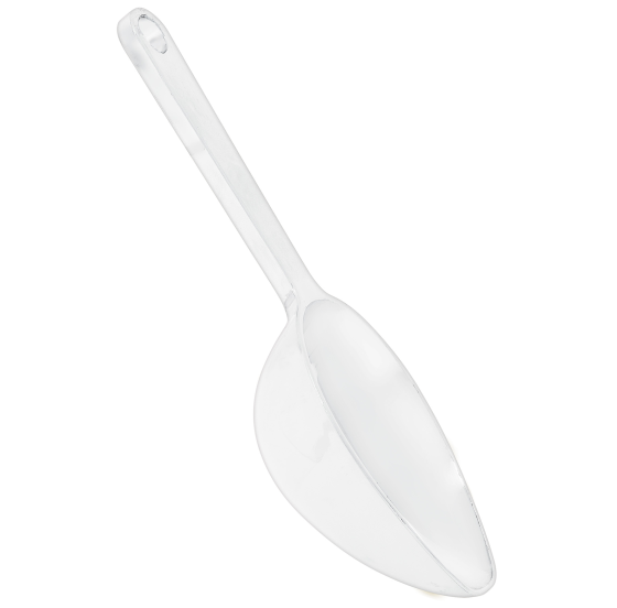 PLASTIC SCOOP SPOON - WHITE (1 pc) NIS Traders