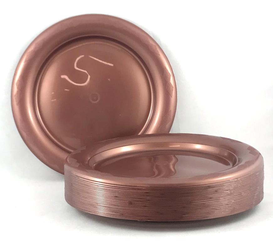 Buy PLATE LUNCH ROSEGOLD 180mm P25 at NIS Packaging & Party Supply Brisbane, Logan, Gold Coast, Sydney, Melbourne, Australia