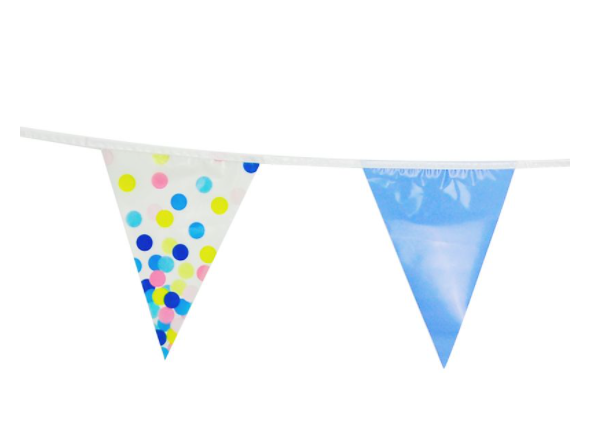 Buy POLKA DOTS BUNTING 6 Meter at NIS Packaging & Party Supply Brisbane, Logan, Gold Coast, Sydney, Melbourne, Australia