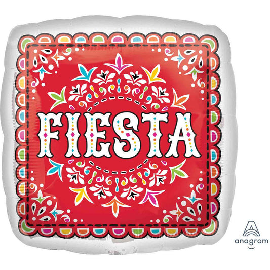 Papel Picado Fiesta Foil Balloon 45cm NIS Traders