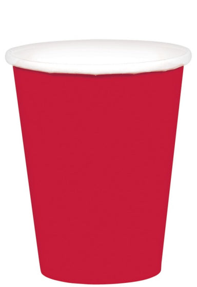 Paper Cup 266ML  20 PACK - APPLE RED NIS Traders