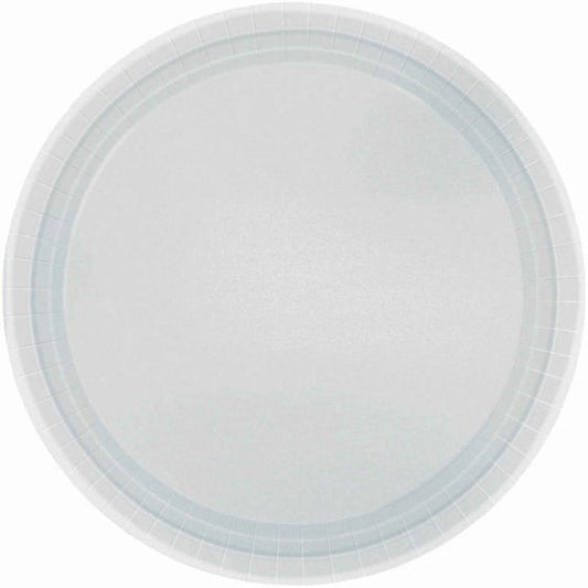 Paper Plates 17CM Round - SILVER (20 Pack) NIS Traders