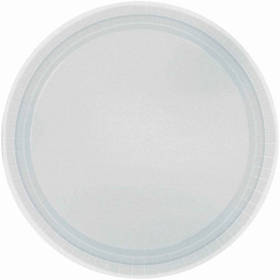 Paper Plates 23CM Round - SILVER (20 Pack) NIS Traders