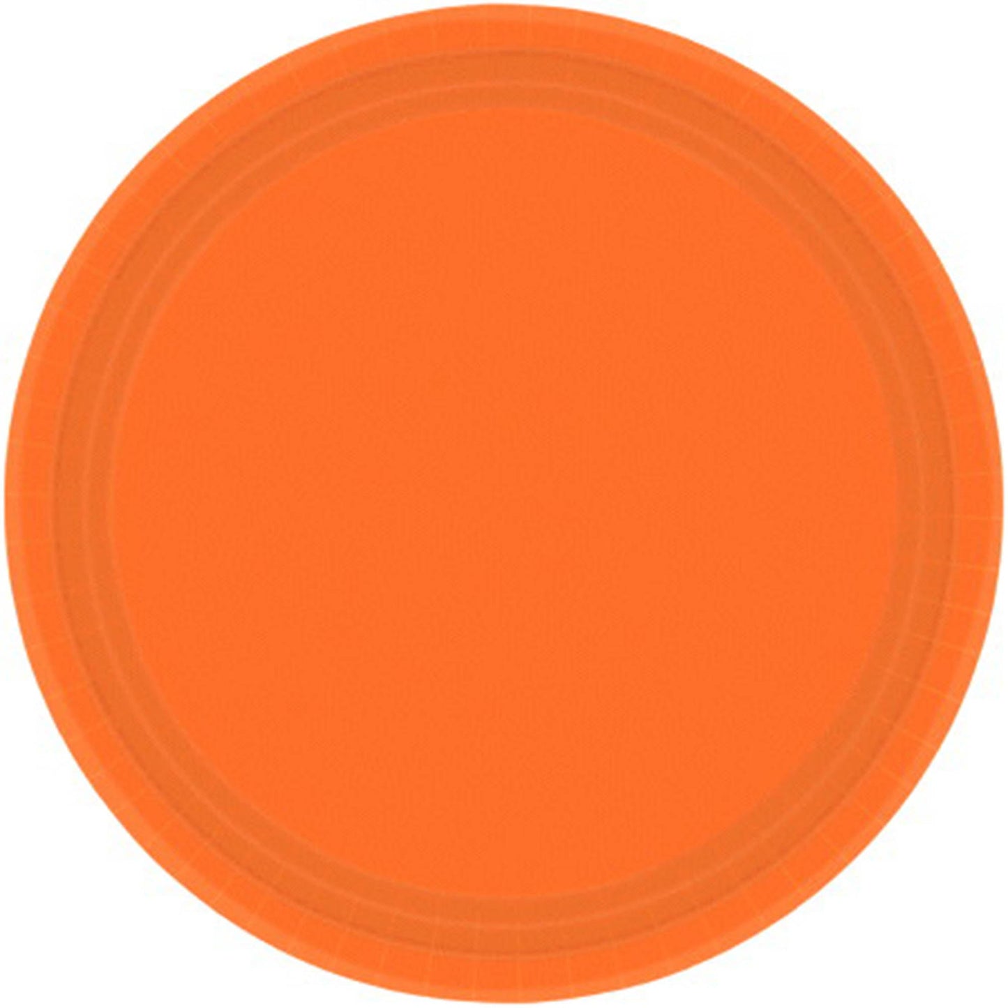 Paper Plates 7in/17cm Round -ORANGE (20 Pack) NIS Traders