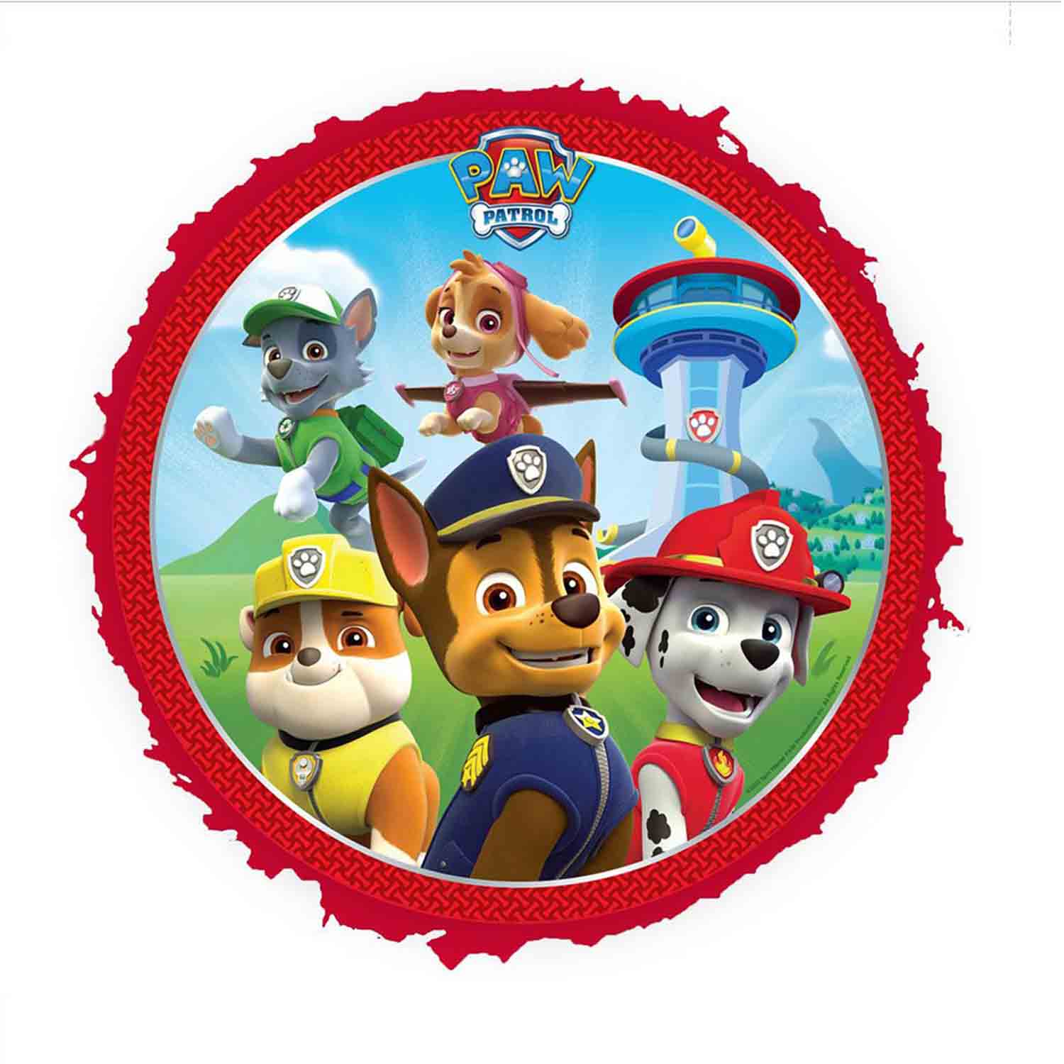 Paw Patrol Standard Pull String Drum Pinata NIS Traders