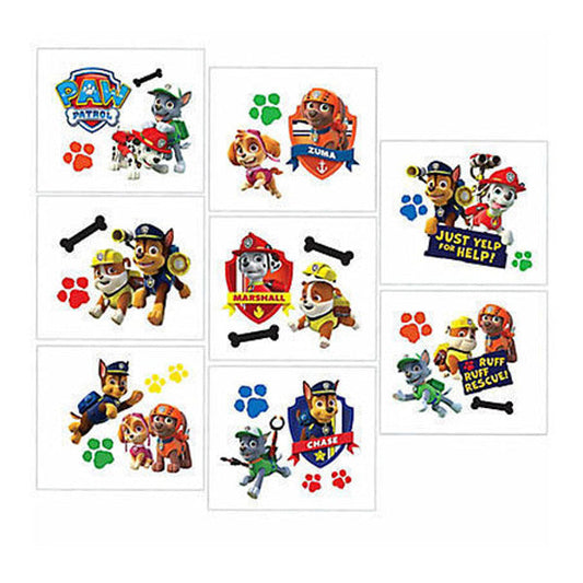 Paw Patrol Tattoo Favors NIS Traders