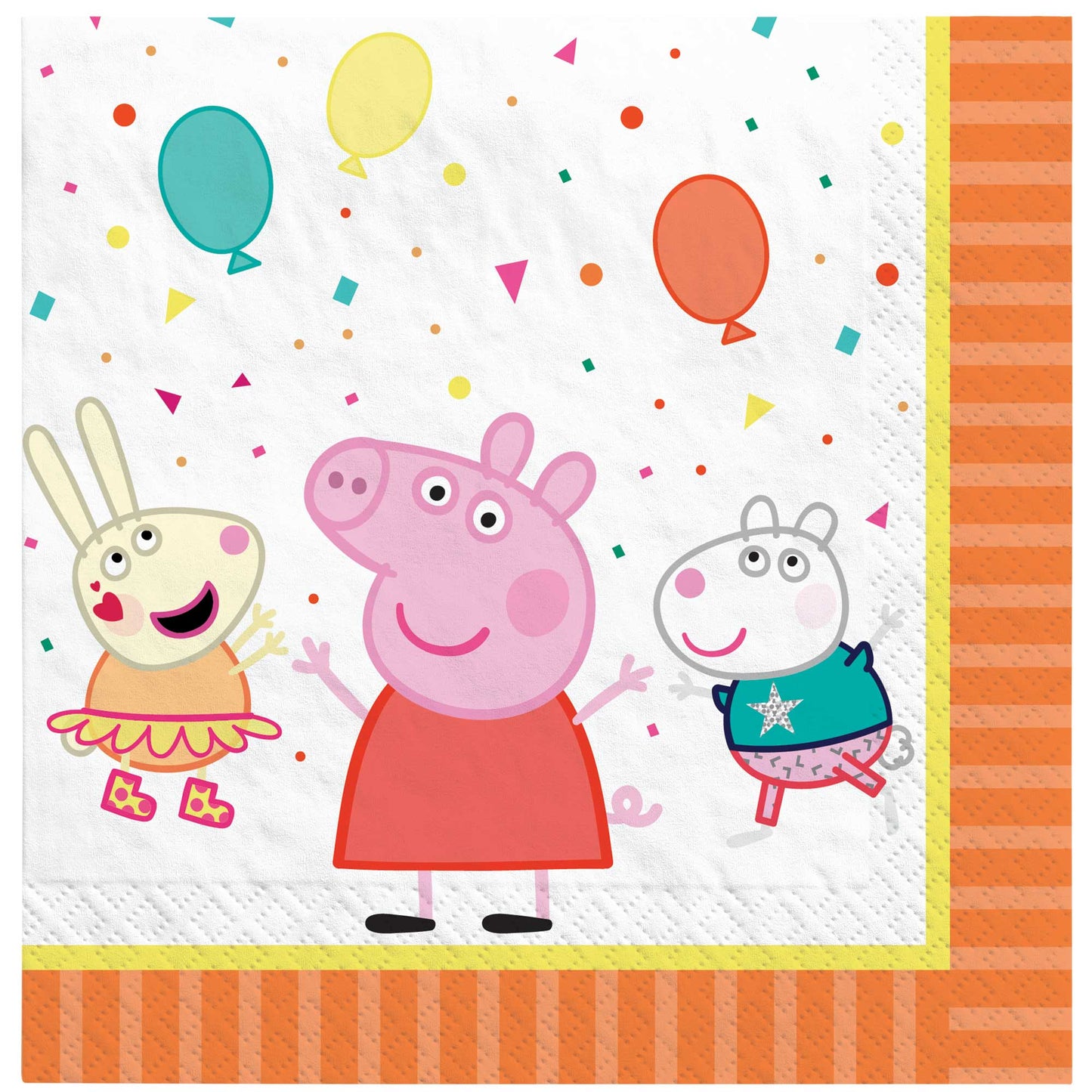 Peppa Pig Confetti Party Lunch Napkins NIS Traders