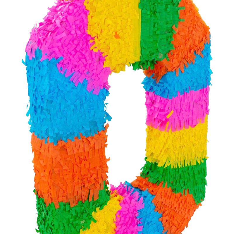 Buy Pinata Number 0 Multicolour at NIS Packaging & Party Supply Brisbane, Logan, Gold Coast, Sydney, Melbourne, Australia