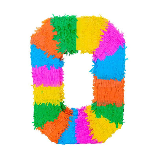 Buy Pinata Number 0 Multicolour at NIS Packaging & Party Supply Brisbane, Logan, Gold Coast, Sydney, Melbourne, Australia