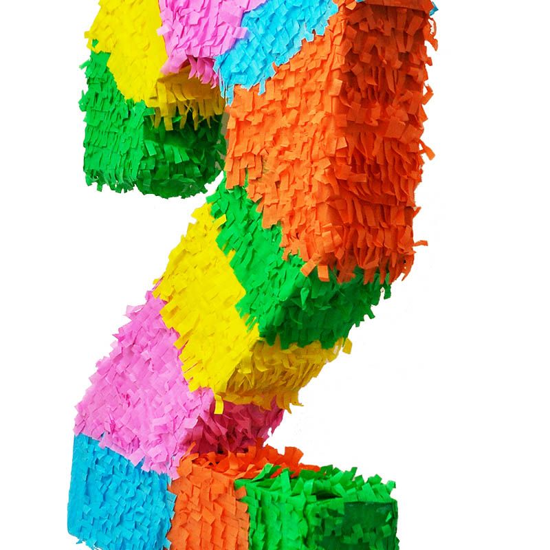 Buy Pinata Number 2 Multicolour at NIS Packaging & Party Supply Brisbane, Logan, Gold Coast, Sydney, Melbourne, Australia