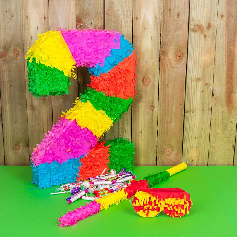 Buy Pinata Number 2 Multicolour at NIS Packaging & Party Supply Brisbane, Logan, Gold Coast, Sydney, Melbourne, Australia