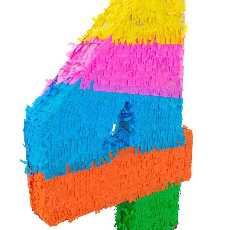 Buy Pinata Number 4 Multicolour at NIS Packaging & Party Supply Brisbane, Logan, Gold Coast, Sydney, Melbourne, Australia